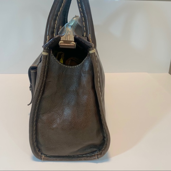 Chloe Edith Satchel Handbag in Dark Brown Leather - Picture 5 of 8